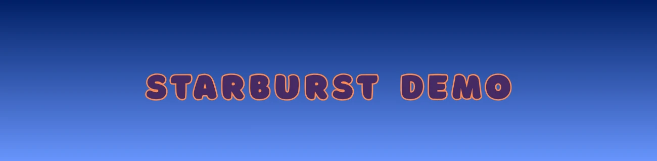 Starburst Demo